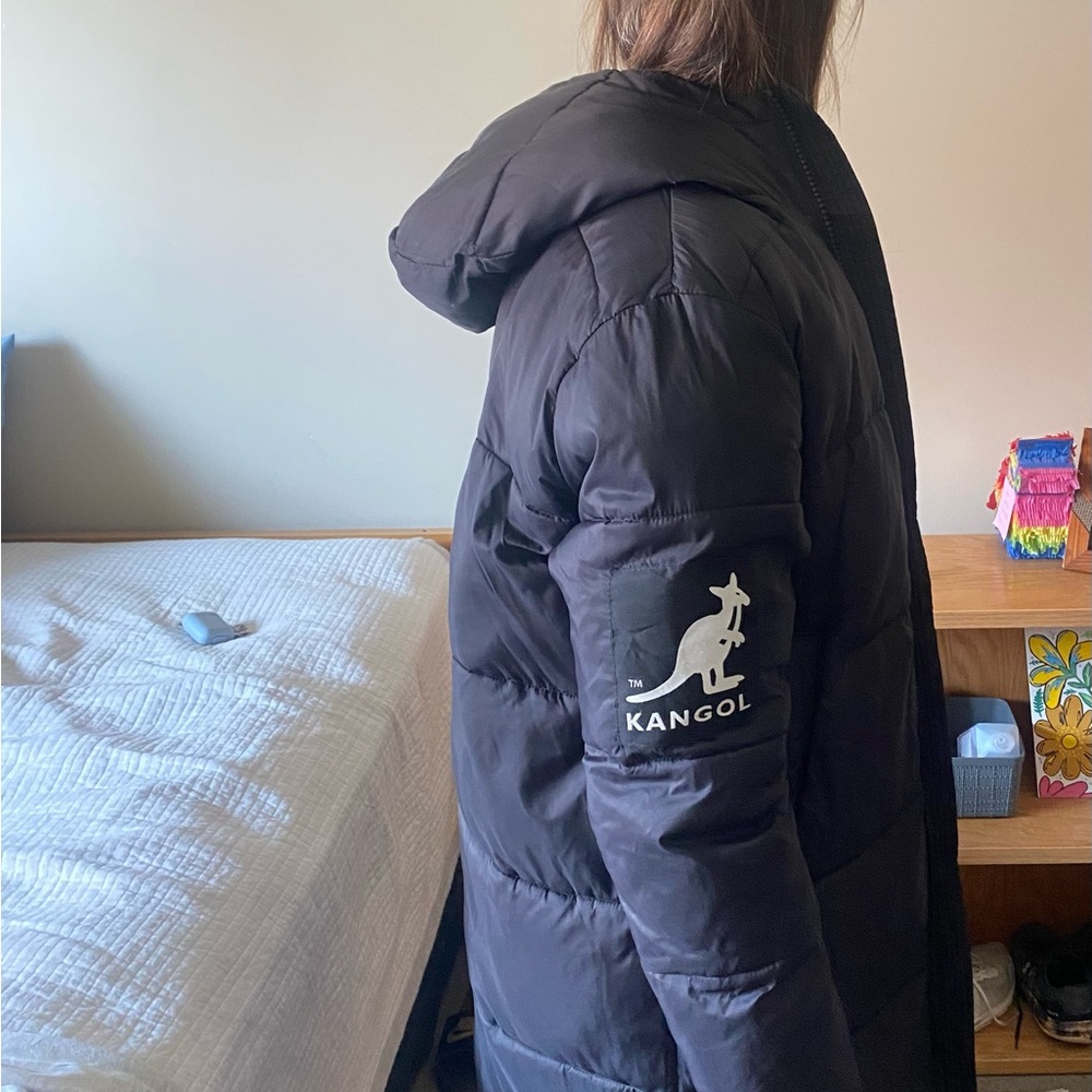 Kangol Black Puffer Jacket